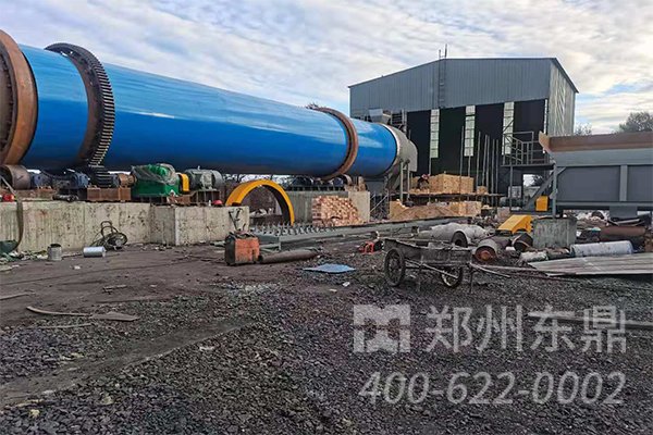 山西朔州煤泥烘干機生產線安裝現(xiàn)場