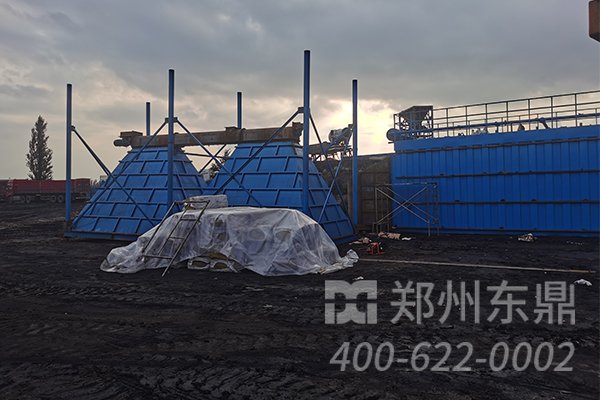 煤泥烘干機(jī)生產(chǎn)線現(xiàn)場(chǎng)實(shí)拍圖