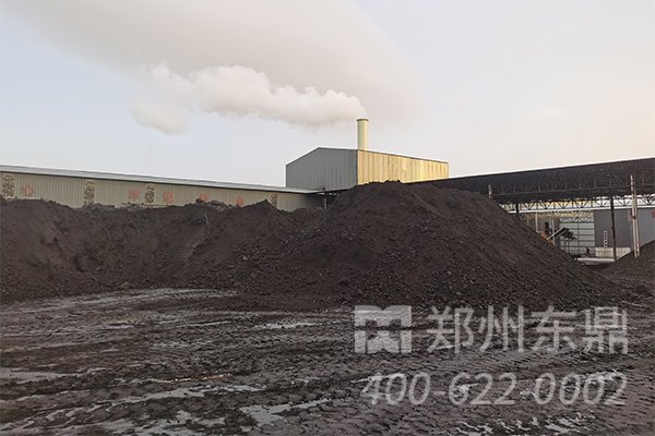 山西朔州煤泥烘干機生產現(xiàn)場實拍圖
